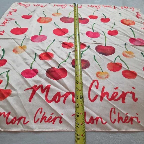 New Anthropologie Mon Cherie cherries cherry scarf - Picture 4 of 6